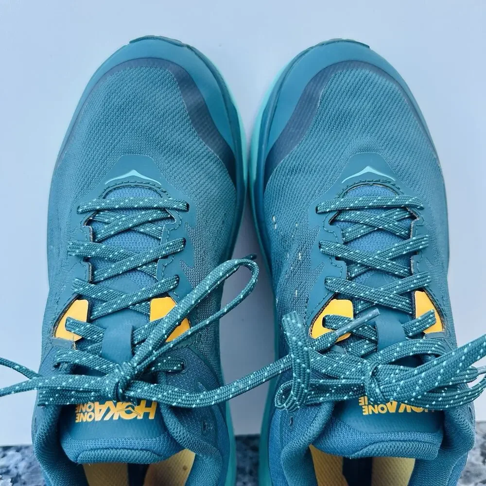 Hoka One Challenger ATR 6 Shoes Womens SZ 9.5 D Green Running Sneakers Deep Teal